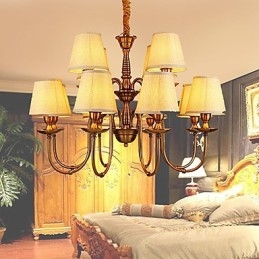 Lysekrone Moderne Samtids Metall