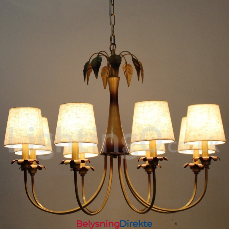 8 Lys Moderne, Samtidskunstnerisk Lysekrone I Rustikk Stil