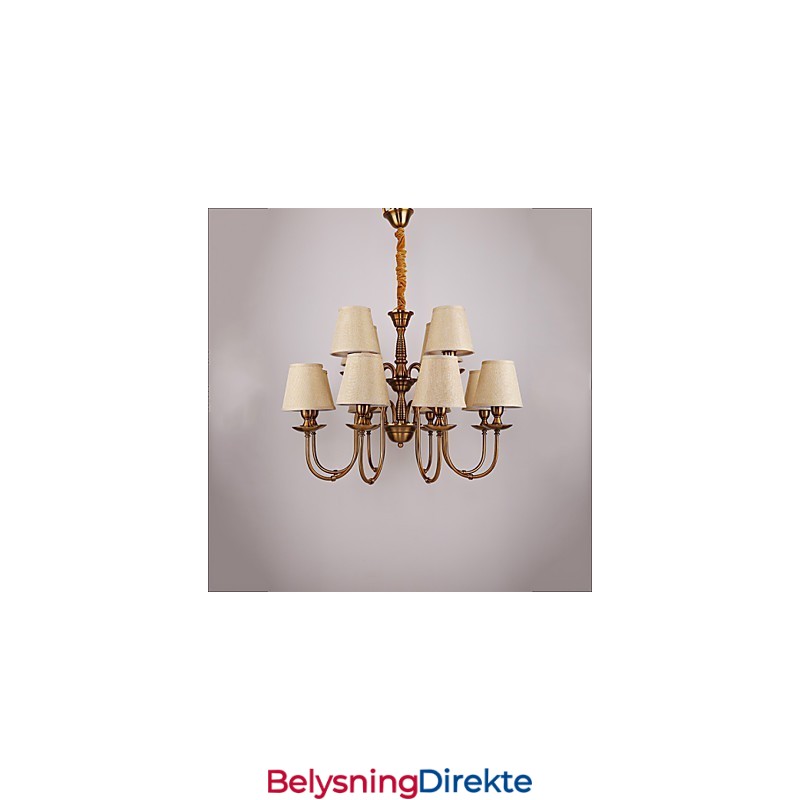 Lysekrone Moderne Samtids Metall