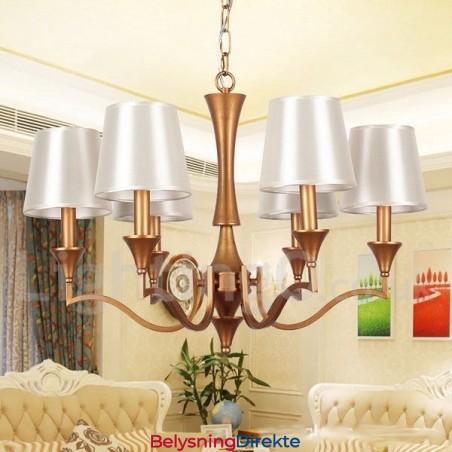 Lysekrone I Middelhavsstil Med 6 Lys