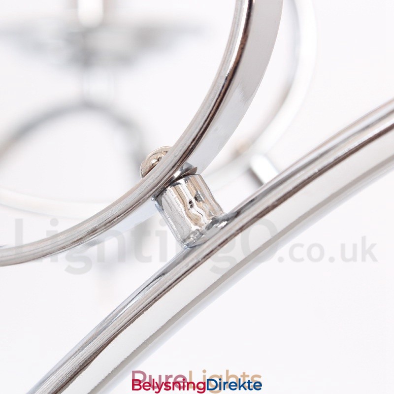 5-Lys Moderne K9 Krystalllysekrone I Stearinlysstil