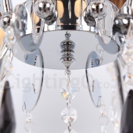 6 Lys Moderne K9 Krystall Lysekrone I Stearinlysstil