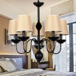 Rustikk Retro Moderne Lysekrone Med 5 Lys