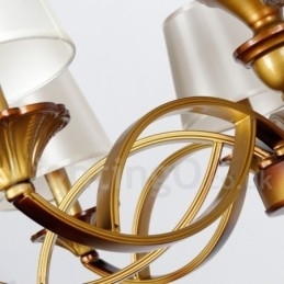 Lys Retro Middelhavsstil Rustikk Lysekrone Med Stearinlys