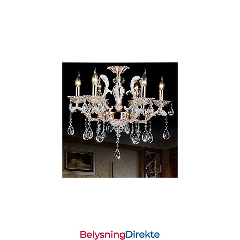 Europeisk Stil Luksuriøse Krystallanhengslamper I Sinklegering