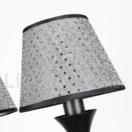 Rustikk Moderne, Samtidskunstnerisk Retro Lysekrone I Svart Med 3 Lys