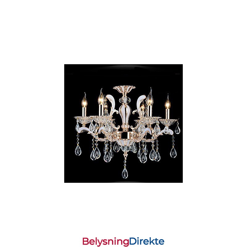 Europeisk Stil Luksuriøse Krystallanhengslamper I Sinklegering