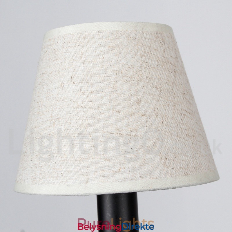 3-Lyss Rustikk Retro Svart Middelhavsstil Moderne Lysekrone Med Stearinlys