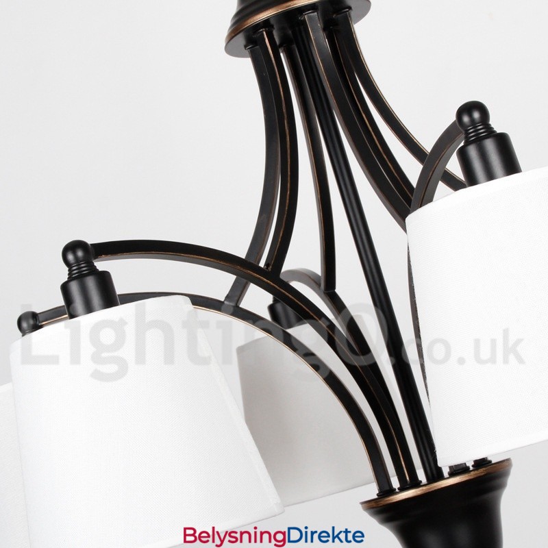 Rustikk Retro Moderne Lysekrone Med 5 Lys