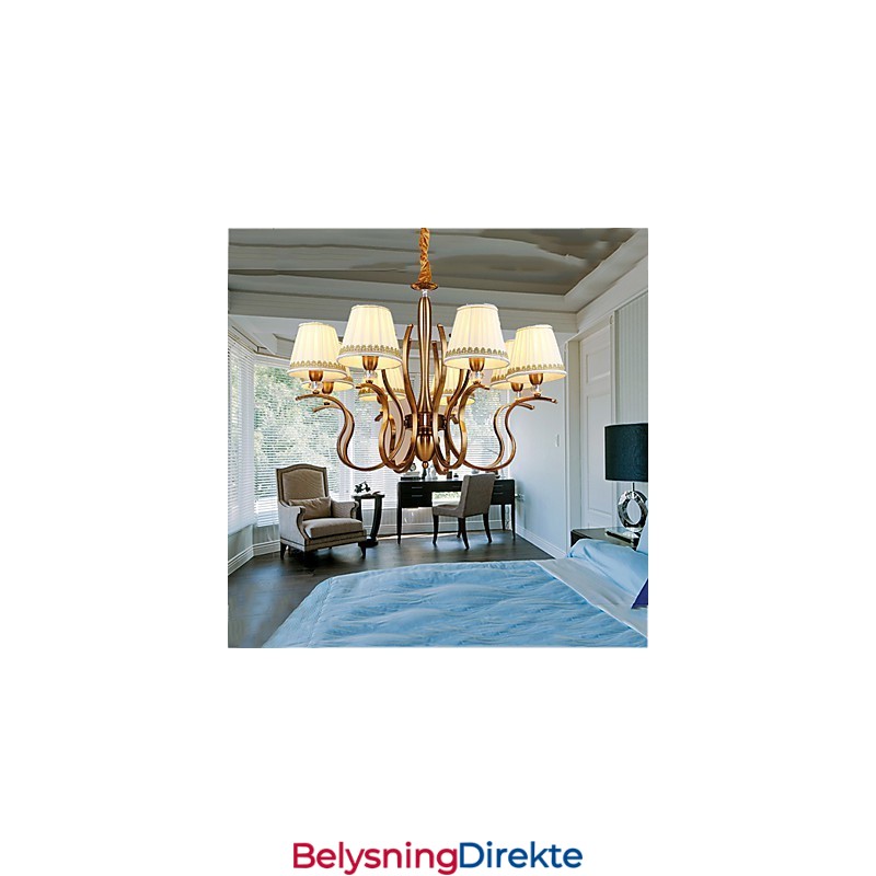 Lysekrone Moderne Samtids Metall