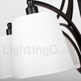 Rustikk Retro Moderne Lysekrone Med 6 Lys