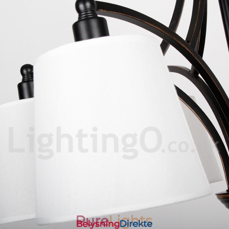 Rustikk Retro Moderne Lysekrone Med 6 Lys