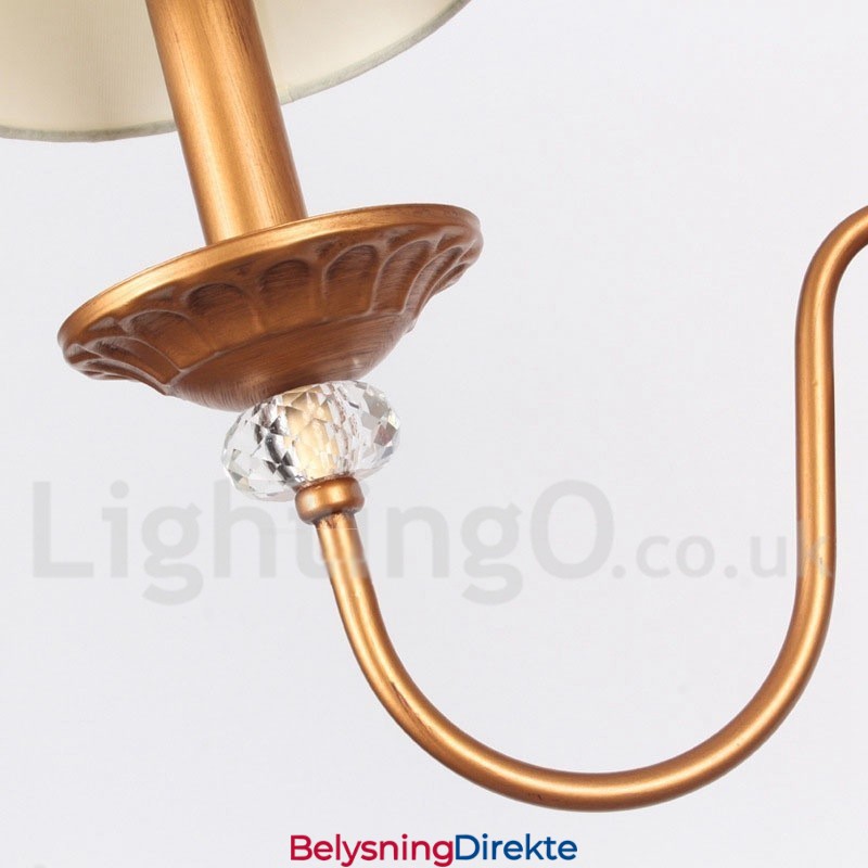 Retro Lysekrone Med 3 Lys