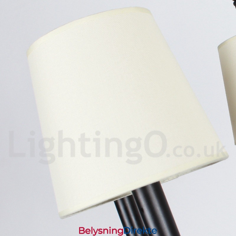 6 Lys Moderne Samtidslysekrone I Stearinlysstil