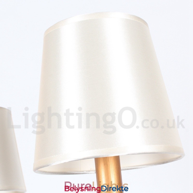 12-Lyss Lysekrone I Middelhavsstil Med Stearinlys