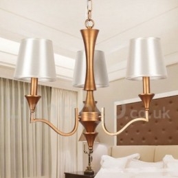 3-Lyss Lysekrone I Middelhavsstil Med Stearinlys