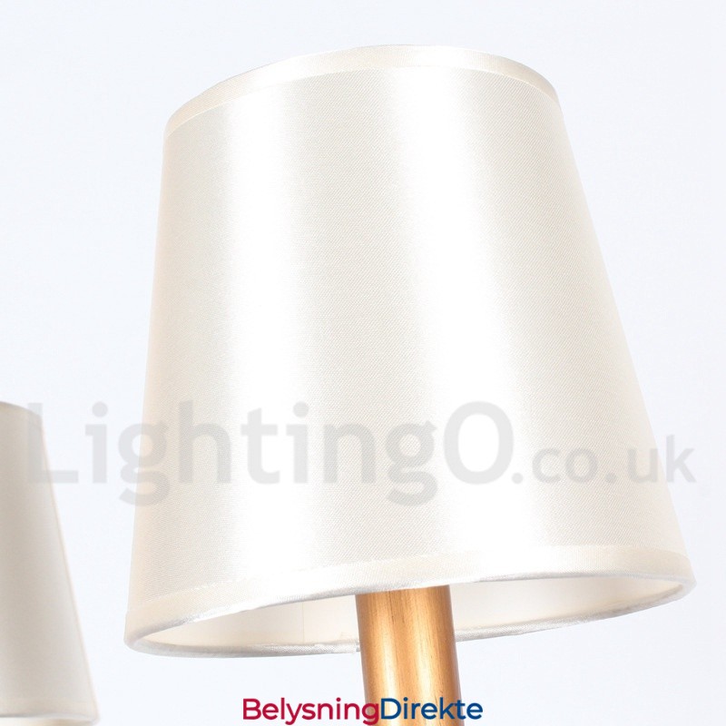 3-Lyss Lysekrone I Middelhavsstil Med Stearinlys