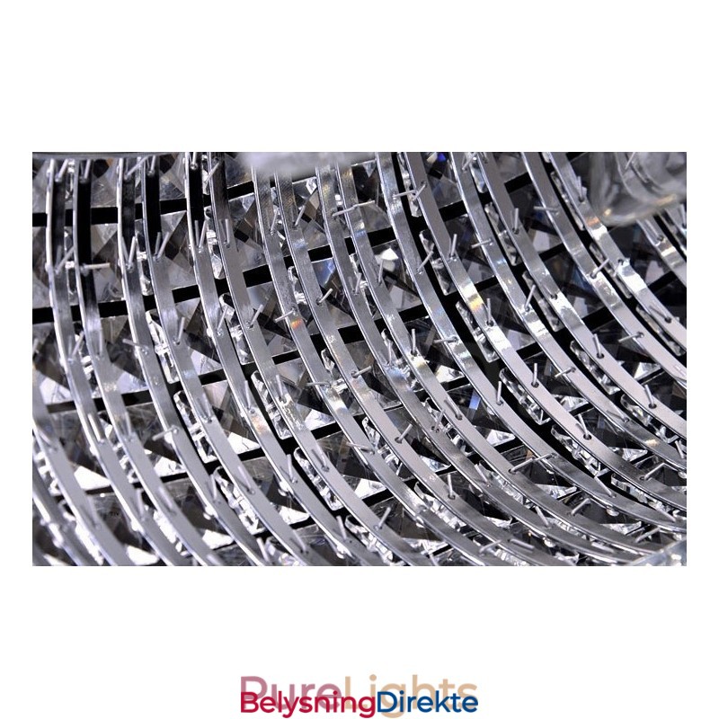 Moderne K9 Krystall Takpendellampe Innendørs Lysekrone Trommelbelysning Lamper Armaturer