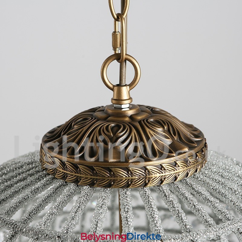 Globe Modern K9 Krystall Takpendellampe Innendørs Lysekrone Trommelbelysning Lamper Armaturer