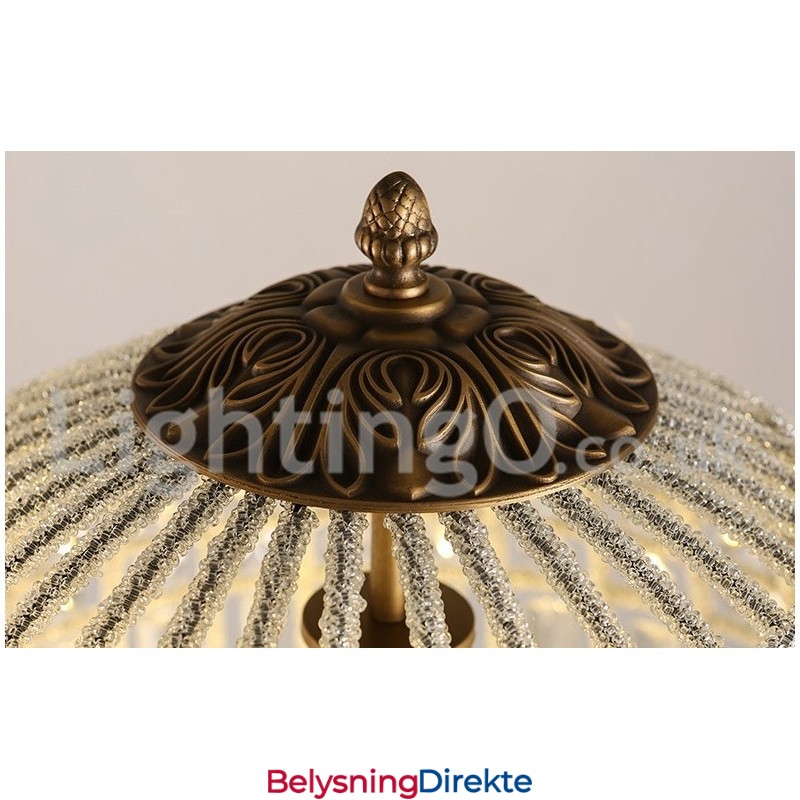 Globe Modern K9 Krystall Takpendellampe Innendørs Lysekrone Trommelbelysning Lamper Armaturer