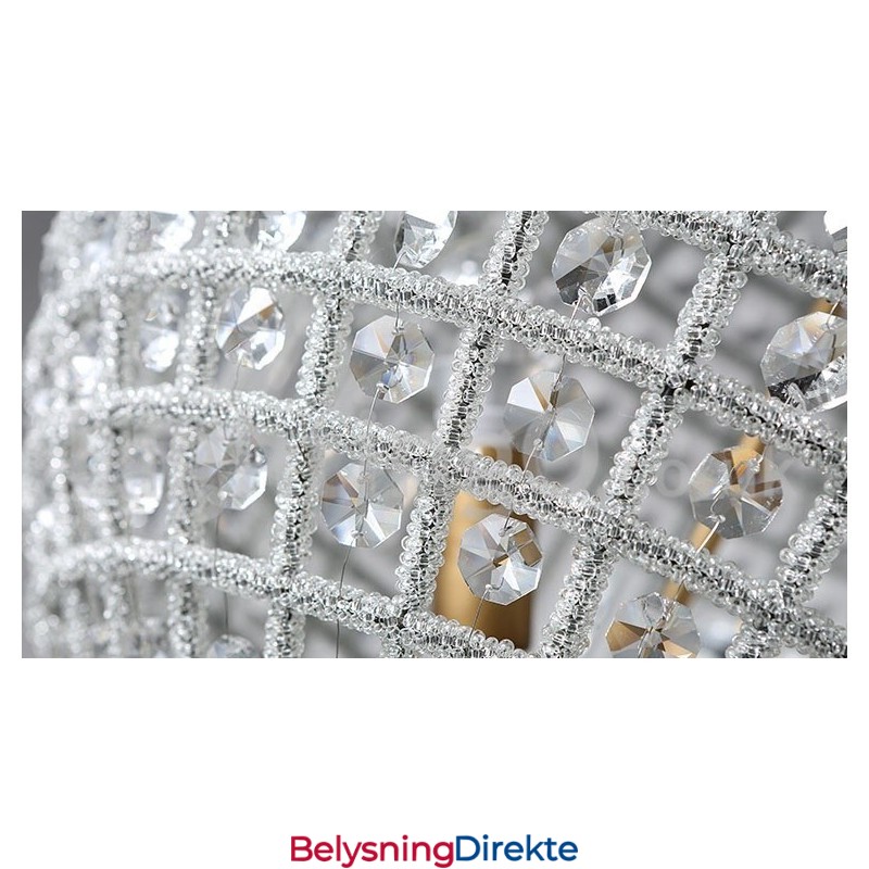 Globe Modern K9 Krystall Takpendellampe Innendørs Lysekrone Trommelbelysning Lamper Armaturer