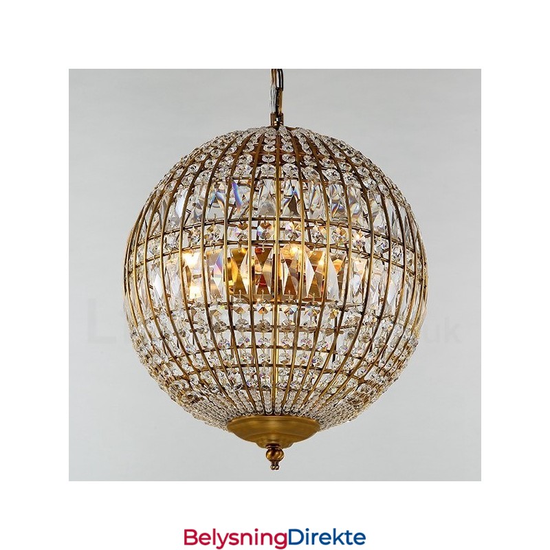 Globe Modern K9 Krystall Takpendellampe Innendørs Lysekrone Belysning Lamper Armaturer