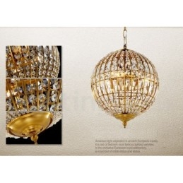 Globe Modern K9 Krystall Takpendellampe Innendørs Lysekrone Belysning Lamper Armaturer