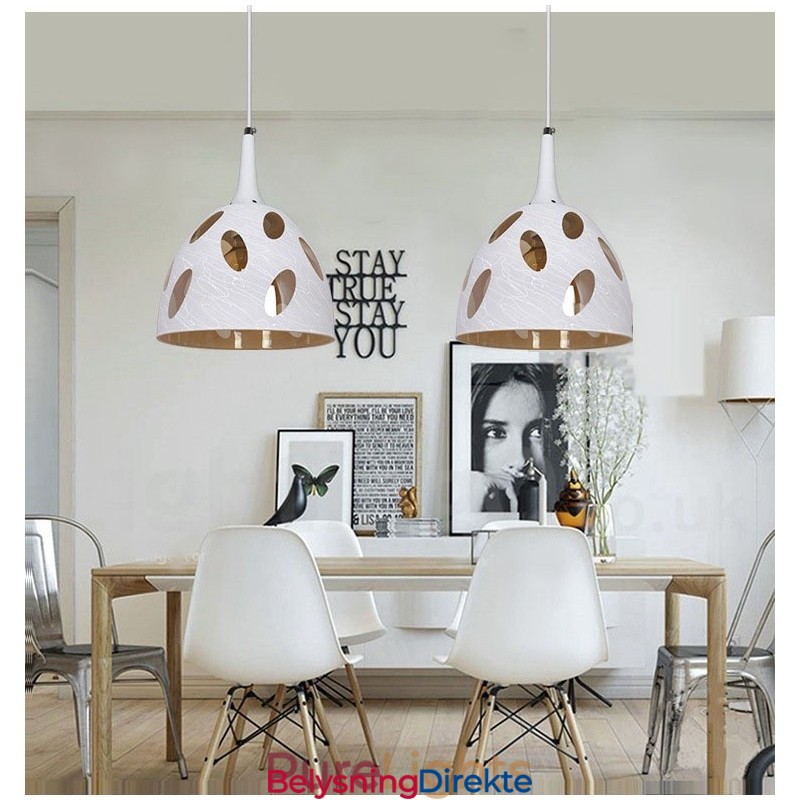 Moderne Og Moderne Lounge-Pendellampe I Glass