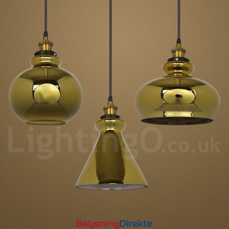 Europeisk Glass Pendellampe