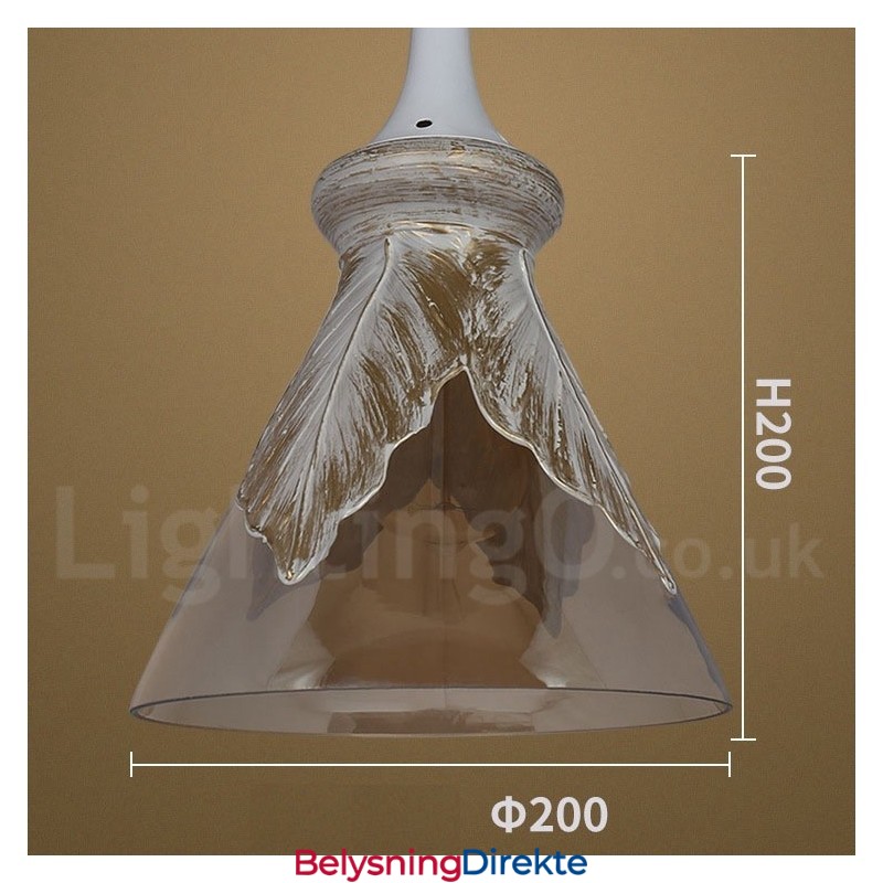 Europeisk Moderne Og Samtidskunstnerisk Lounge Glass Pendellampe