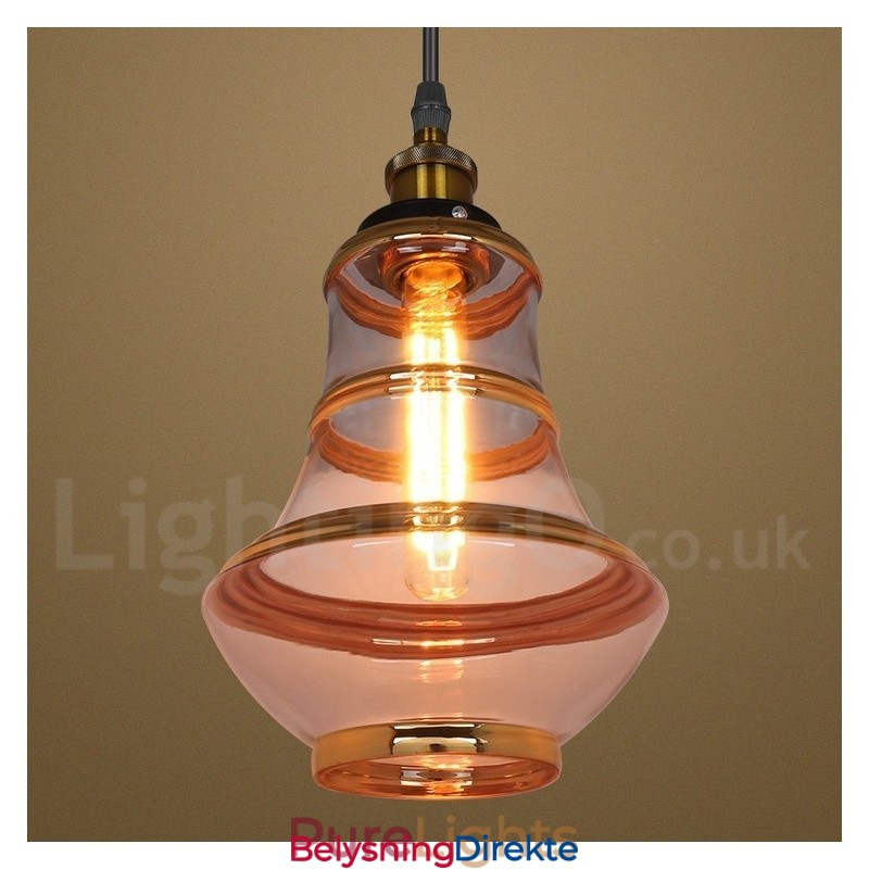 Bar Lounge Europeisk Glass Pendellampe