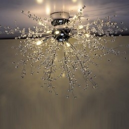 Moderne Globeformet Krystallkrone I Metall