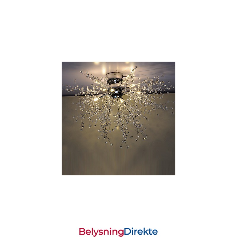 Moderne Globeformet Krystallkrone I Metall