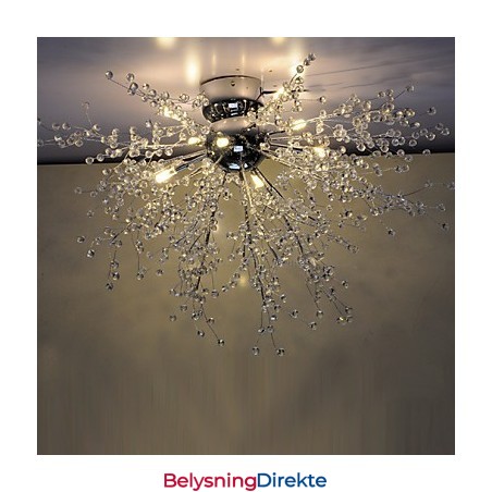 Moderne Globeformet Krystallkrone I Metall