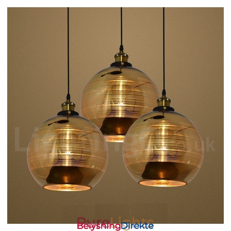 Europeisk Glass Pendellampe Kafé Pendellampe