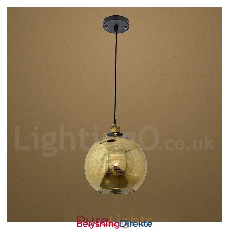Europeisk Glass Pendellampe Kafé Pendellampe