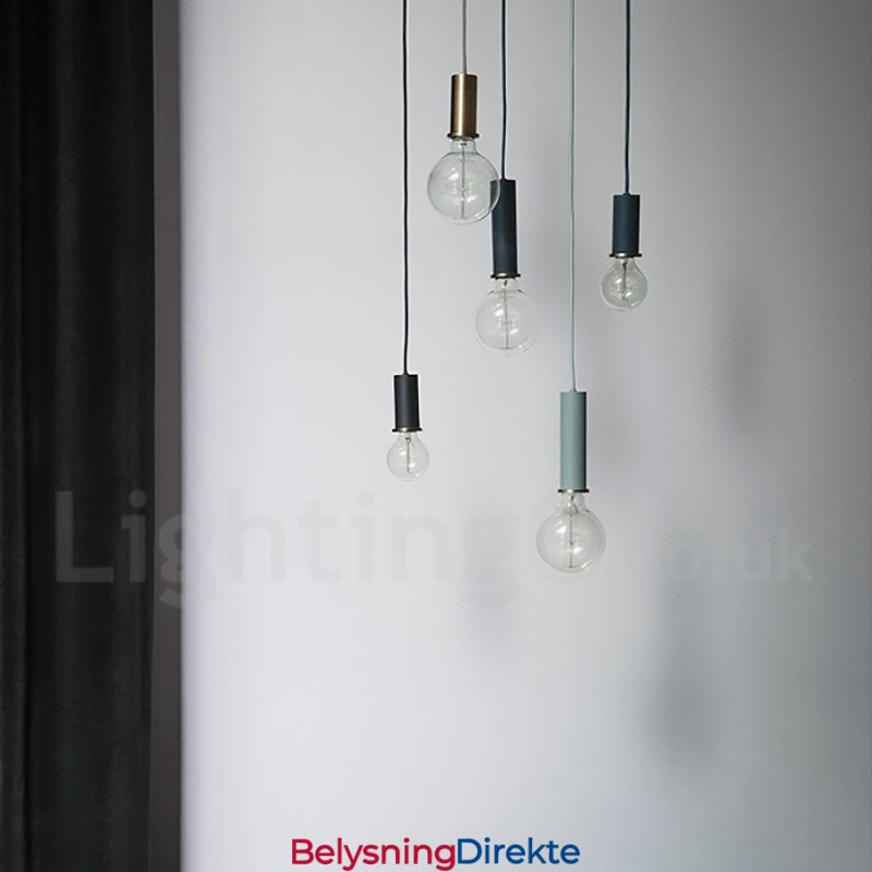 1 Lys Nordisk Stil Moderne Samtidskunstnerisk Kafé Pendellampe