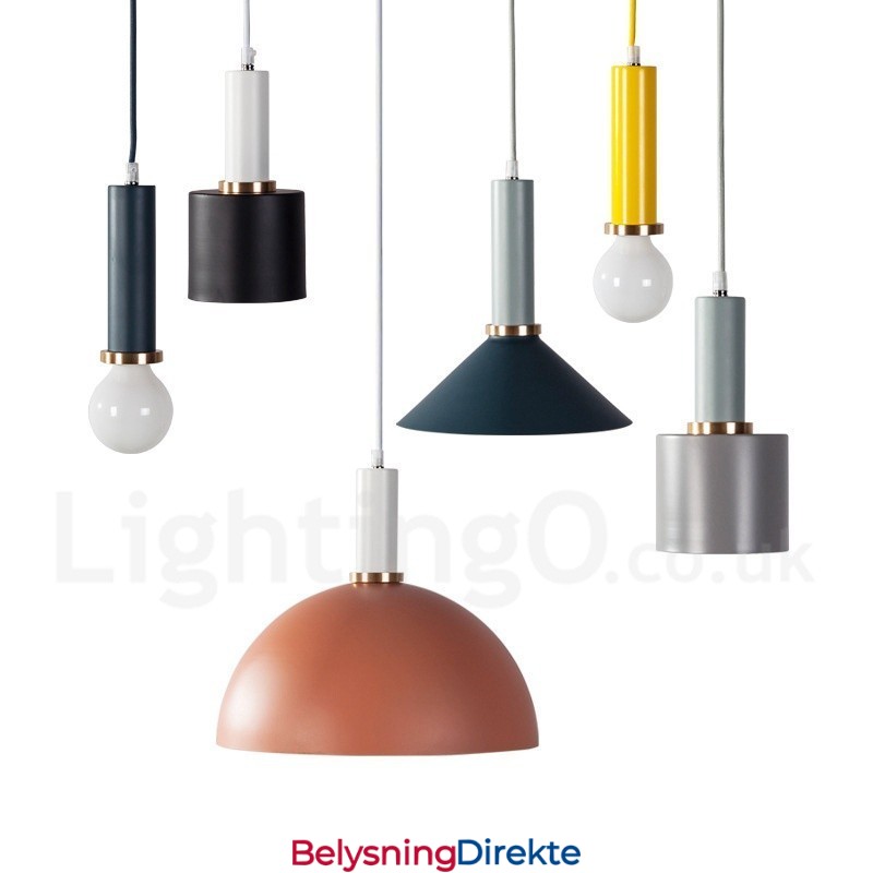 1 Lys Nordisk Stil Moderne Samtidskunstnerisk Kafé Pendellampe