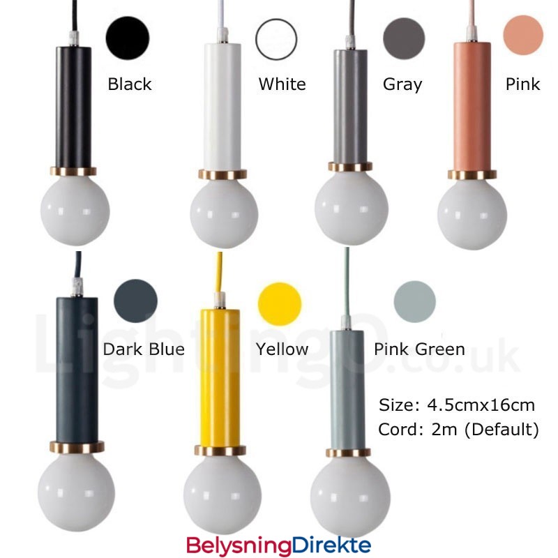 1 Lys Nordisk Stil Moderne Samtidskunstnerisk Kafé Pendellampe