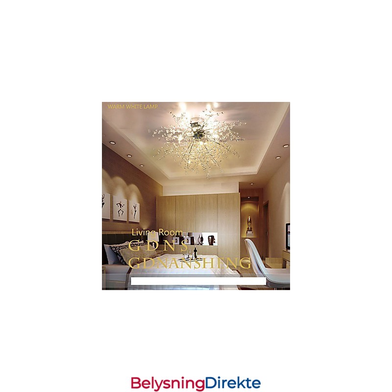 Moderne Globeformet Krystallkrone I Metall