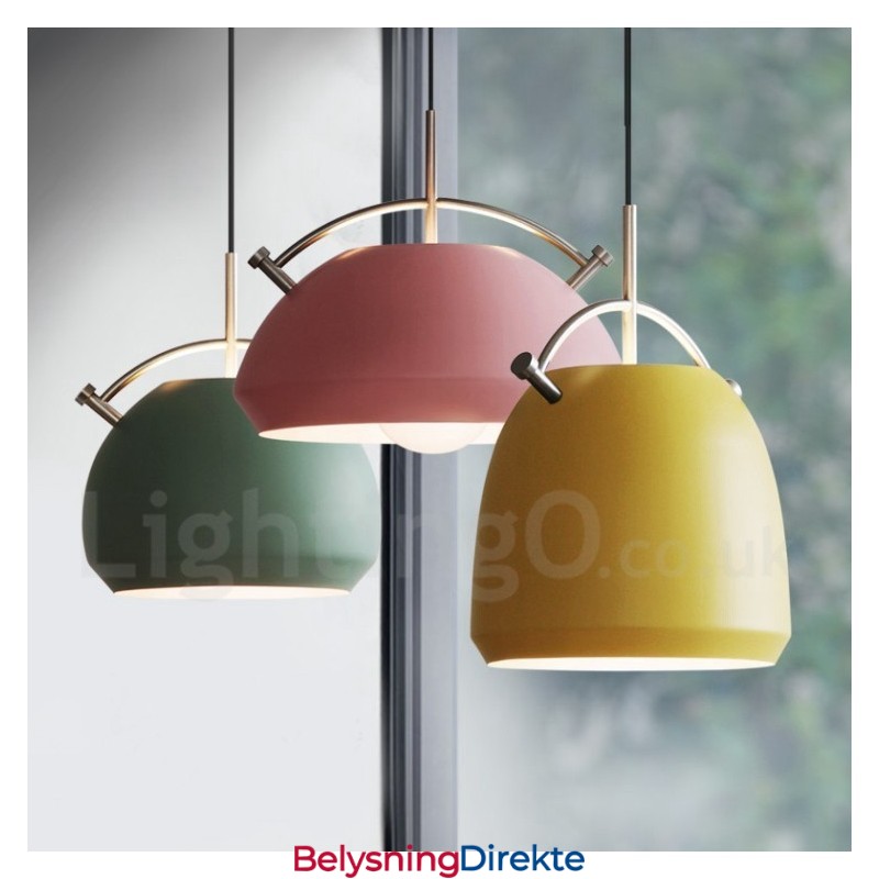 1 Lys Nordisk Stil Moderne Samtidskunstnerisk Kafé Pendellampe