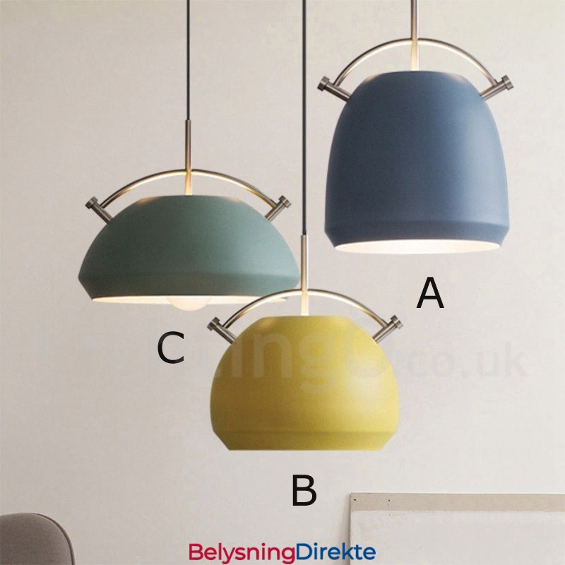 1 Lys Nordisk Stil Moderne Samtidskunstnerisk Kafé Pendellampe
