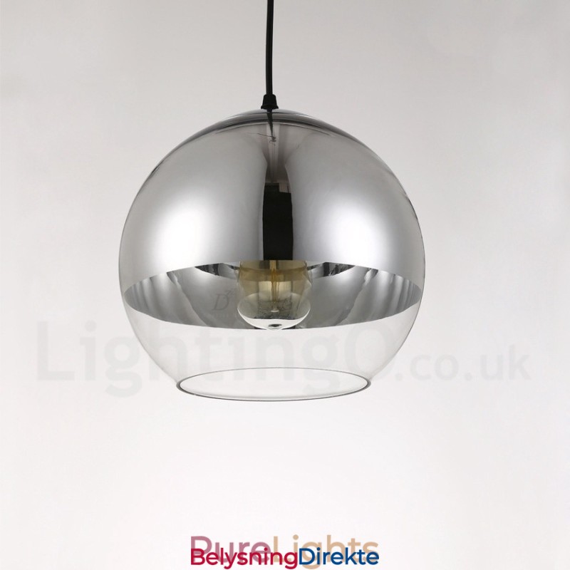 1 Lys Moderne Samtidskunstnerisk Plating Kafé Glass Pendellampe