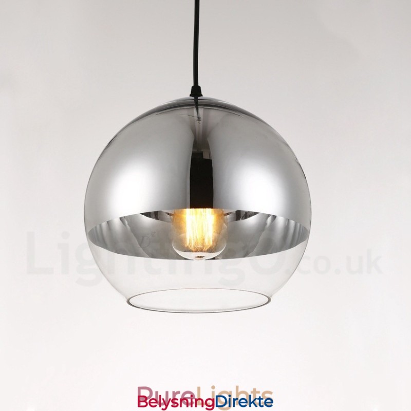 1 Lys Moderne Samtidskunstnerisk Plating Kafé Glass Pendellampe
