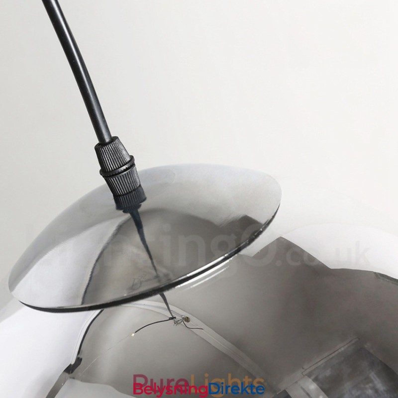 1 Lys Moderne Samtidskunstnerisk Plating Kafé Glass Pendellampe