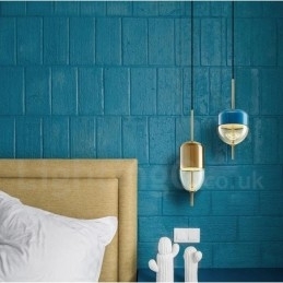 Lys Moderne Samtidskunst Glass Pendellampe