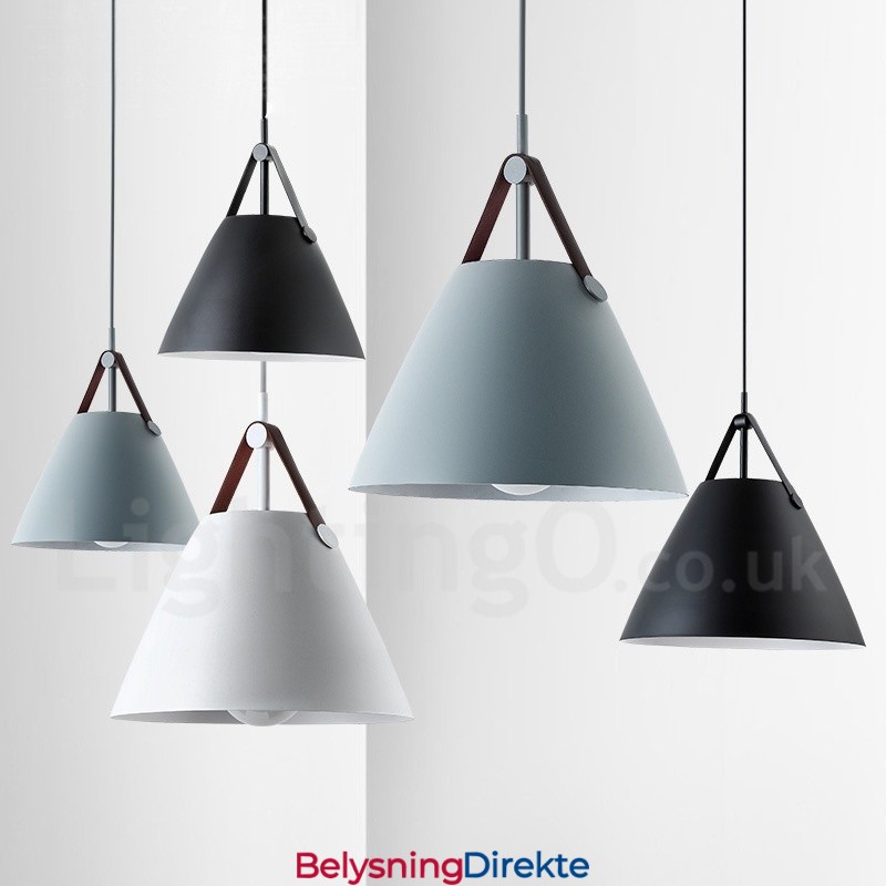 1 Lys Nordisk Stil Anhengslampe Vintage Anhengslampe