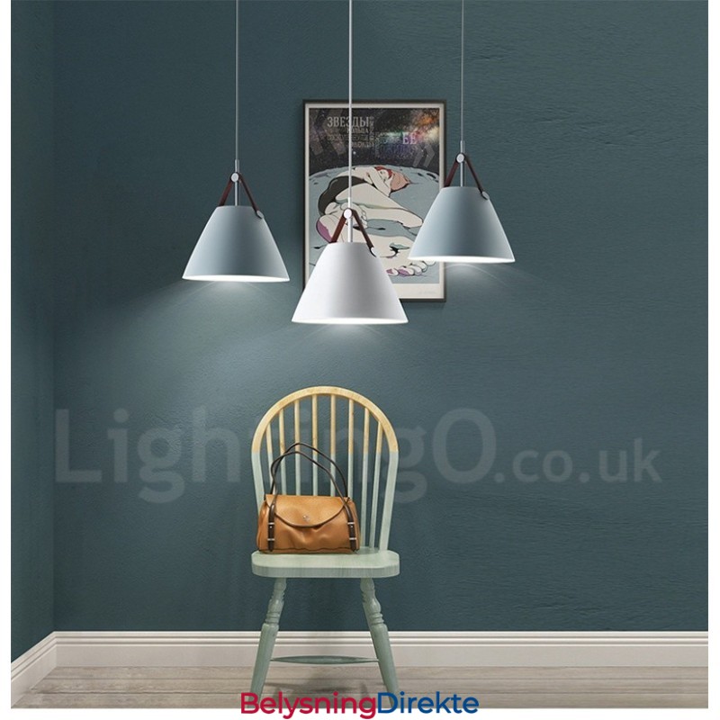 1 Lys Nordisk Stil Anhengslampe Vintage Anhengslampe