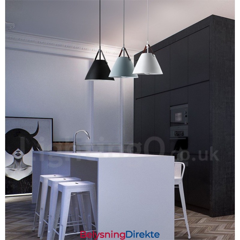 1 Lys Nordisk Stil Anhengslampe Vintage Anhengslampe