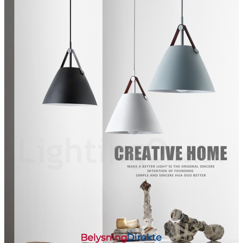 1 Lys Nordisk Stil Anhengslampe Vintage Anhengslampe